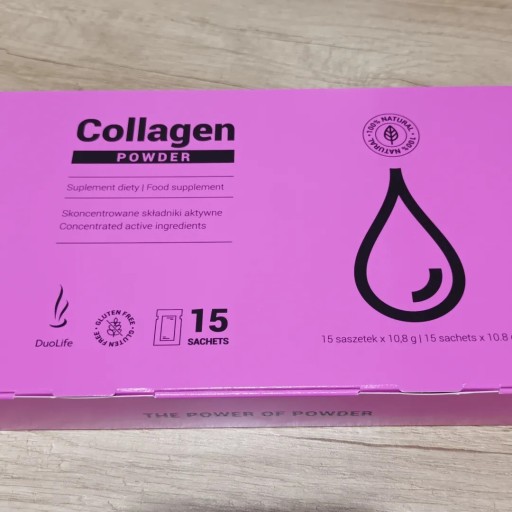 Zdjęcie oferty: Collagen powder, saszetki do rozpuszczenia Duolife