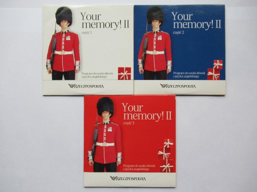 Zdjęcie oferty: Your Memory II część 1,2,3 Program do nauki słówek