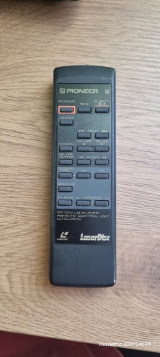 Zdjęcie oferty: Pilot Pioneer Laser Disc CU-CLDO72