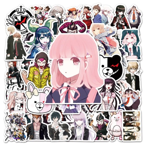 Zdjęcie oferty: Naklejki Danganronpa Anime Manga Gra 50 sztuk