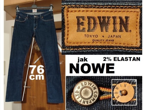 Zdjęcie oferty: spodnie EDWIN W29 L30 pas 73 74 75 76 77 78 j NOWE