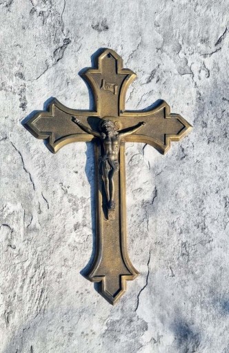 Zdjęcie oferty: Krzyż z Jezusem 1930 Belgia