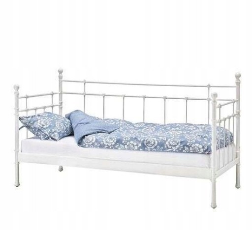 Zdjęcie oferty: IKEA TROMSNES łóżko metalowe błękitne 90x200x80