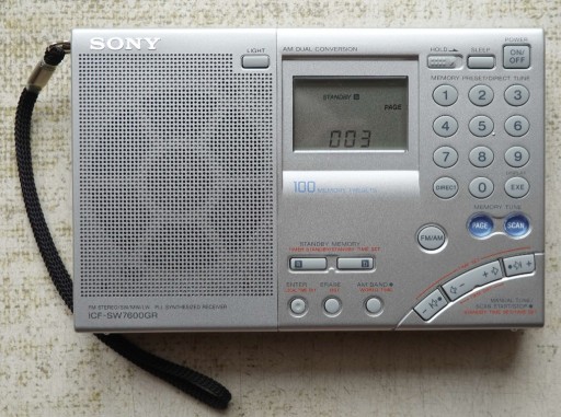 Zdjęcie oferty: Radio Globalne SONY ICF-SW 7600 GR Jak nowe.