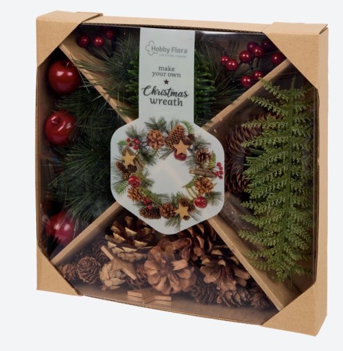 Zdjęcie oferty: Zrób to sam(a): wieniec świąteczny