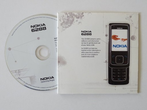 Zdjęcie oferty: Płyta CD do NOKIA 6288 sterowniki oprogramowanie