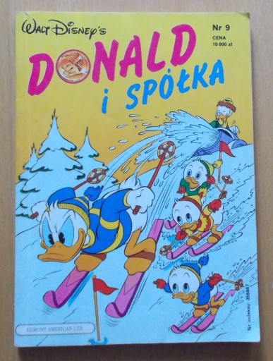 Zdjęcie oferty: DONALD I SPÓŁKA 1992 nr 9 stan bdb-