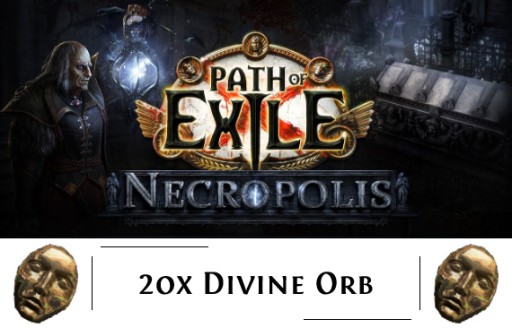 Zdjęcie oferty: Path of Exile PoE Liga Necropolis 20x Divine Orb