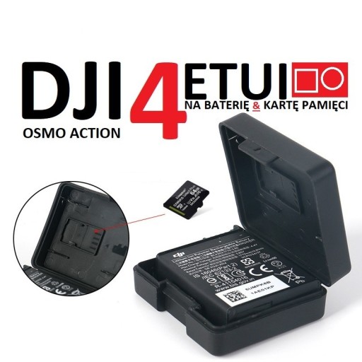 Zdjęcie oferty: etui na baterię i kartę pamięci DJI Osmo Action 4