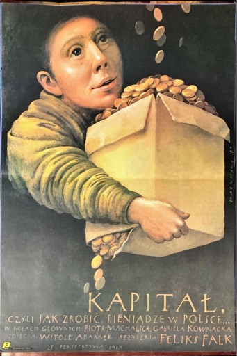 Zdjęcie oferty: Wiesław Wałkuski plakat filmowy: Kapitał