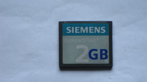 Zdjęcie oferty: Karta CF Siemens 2 GB do sterowników Siemensa
