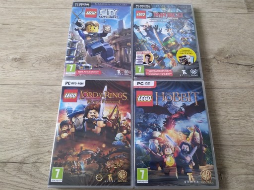 Zdjęcie oferty: GRY PC LEGO - City: Tajny Agent, Ninjago, Hobbit