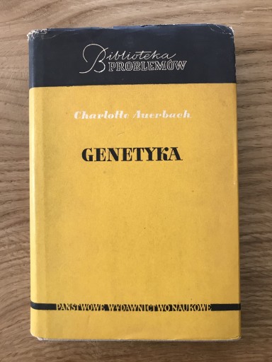 Zdjęcie oferty: Genetyka- Charlotte Auerbach 1965 rok wyd. 1