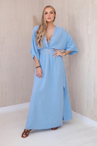 Zdjęcie oferty: Sukienka muślinowa błękitna