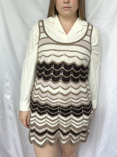 Zdjęcie oferty: Sweterkowa ręcznie robiona na drutach tunika
