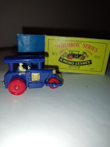 Zdjęcie oferty: Matchbox series a moko lesney walec niebieski  nr1