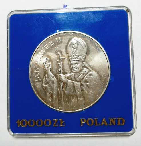 Zdjęcie oferty: 10000 zł Jan Paweł moneta w pudełku  PRL
