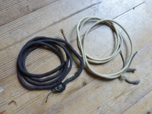 Zdjęcie oferty: Stary kabel w oplocie tekstylnym 2x 0,75 mm