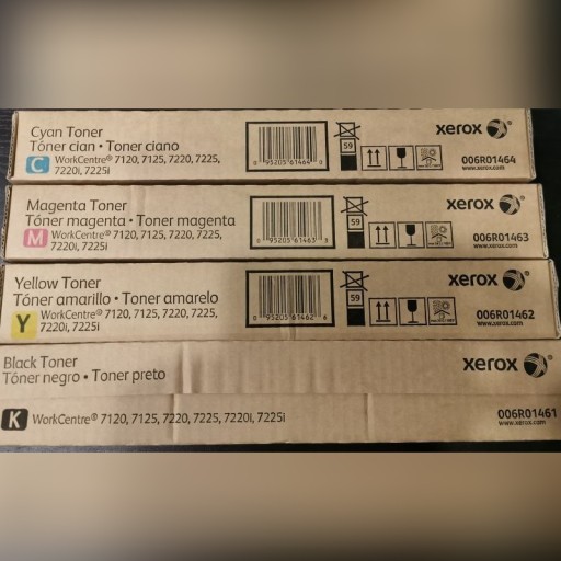 Zdjęcie oferty: Xerox 7120 7125 Komplet tonerów