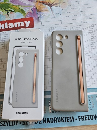 Zdjęcie oferty: Samsung Galaxy Fold 5 slim s pen case etui rysik 