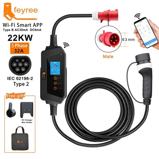 Zdjęcie oferty: Ładowarka Feyree 22kW 32A 3 Fazy TYP 2  WiFi