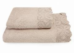 Zdjęcie oferty: IZA Elegancki ręcznik szydełko 50x90 beż retro