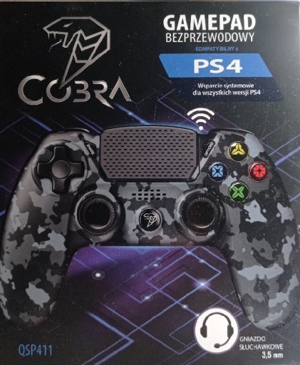 Zdjęcie oferty: Gamepad COBRA QSP411 Bezprzewodowy PS4