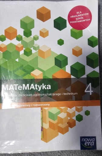 Zdjęcie oferty: MATeMAtyka 4 Podręcznik dla liceum