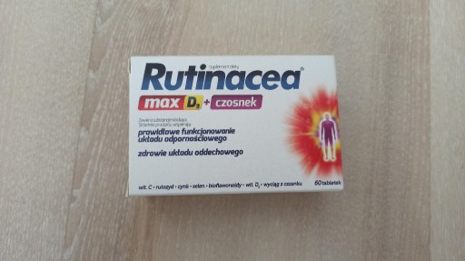 Zdjęcie oferty: Rutinacea Max D3 + czosnek