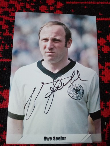 Zdjęcie oferty: Uwe Seeler oryginalny odręczny autograf Legenda 