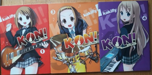 Zdjęcie oferty: K-ON! Kakifly, zestaw, tom 1, 3,4