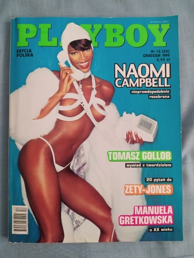 Zdjęcie oferty: Playboy grudzień 1999 Naomi Campbell