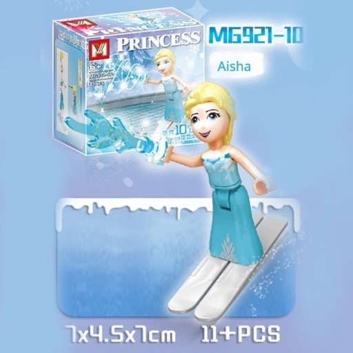 Zdjęcie oferty: 10w1! Klocki Kraina lodu FROZEN Elsa kompatybilne