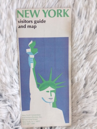 Zdjęcie oferty: New York visitors guide and map 1978