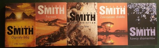 Zdjęcie oferty: Wilbur Smith - Ognisty Bóg, Złoty lew x 6 szt.