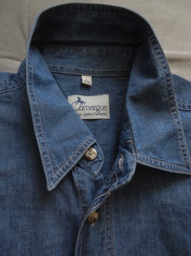 Zdjęcie oferty: Koszula męska jeans Camargue r. L / 41 - 42