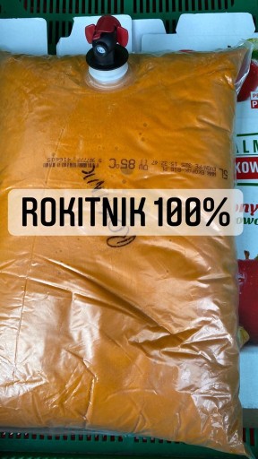 Zdjęcie oferty: Sok tłoczony Rokitnik 100% 5L