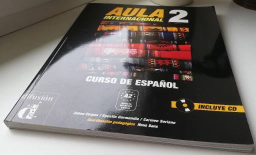 Zdjęcie oferty: Aula Internacional 2 Libro del alumino + CD  A2