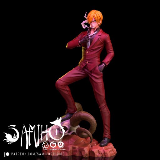 Zdjęcie oferty: Figurka Sanji, One Piece, 25 cm, Wydruk 8k