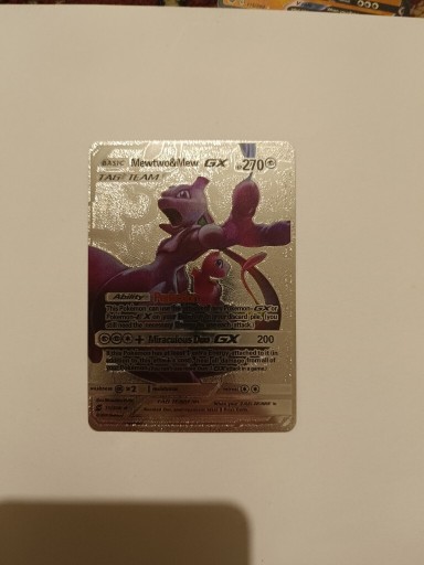 Zdjęcie oferty: Karta srebrna pokemon Mewtwo