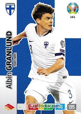 Zdjęcie oferty: GRANLUND Team Mate 161 EURO 2020 UEFA KARTY PANINI