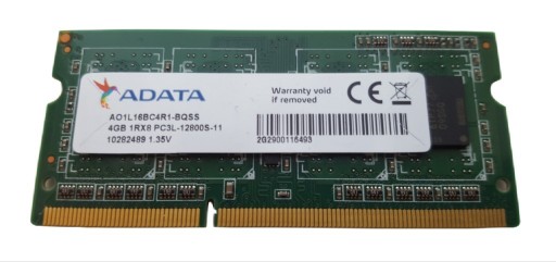 Zdjęcie oferty: Pamięć ADATA 4GB DDR3 1600MHz AO1L16BC4R1-BQSS