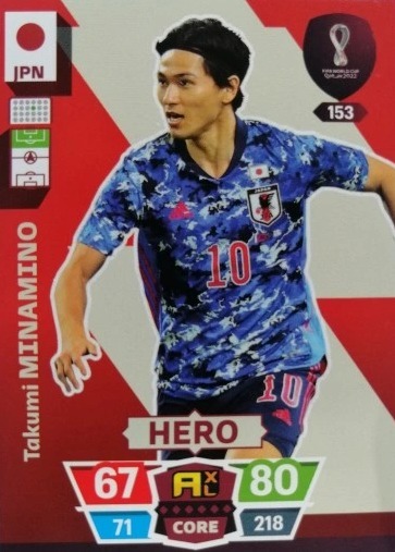 Zdjęcie oferty: WORLD CUP QATAR 2022 MINAMINO HERO 153