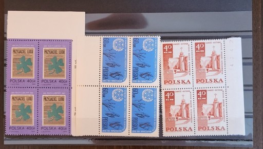 Zdjęcie oferty: Zestaw znaczków czystych "czwórki "1965-1968