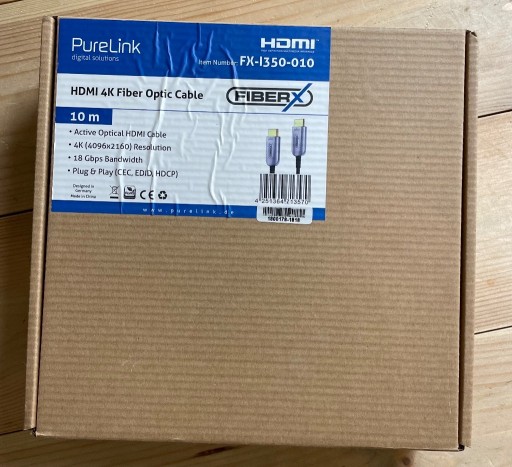 Zdjęcie oferty: kabel, przewód PURELINK FXI350-010 światłowód HDMI