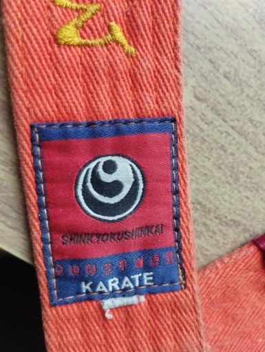 Zdjęcie oferty: pomarańczowy pas do karate