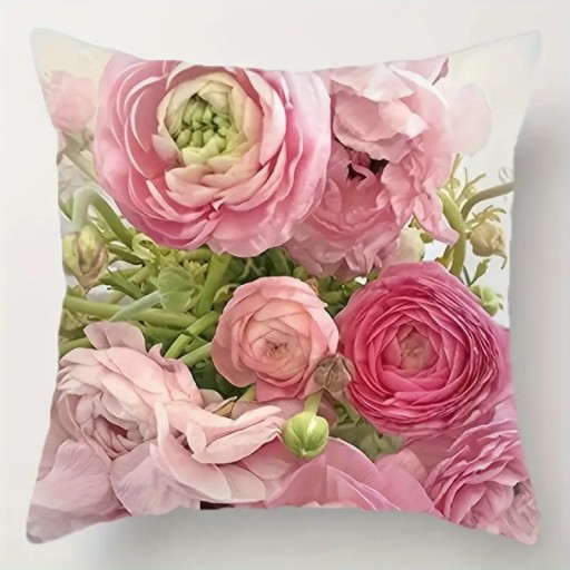 Zdjęcie oferty: Piękna poduszka kwiaty Róże Vintage 45x45