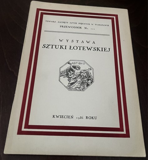 Zdjęcie oferty: Przewodnik 1936 wystawa sztuki łotewskiej Zachęty
