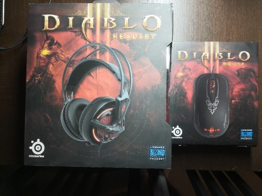 Zdjęcie oferty: Kolekcjonerskie słuchawki diablo 3 mysz diablo 3 