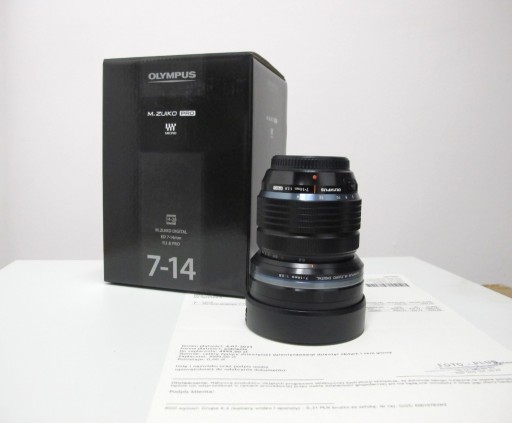 Zdjęcie oferty: Obiektyw Olympus M.Zuiko Digital ED 7-14 f2.8 PRO